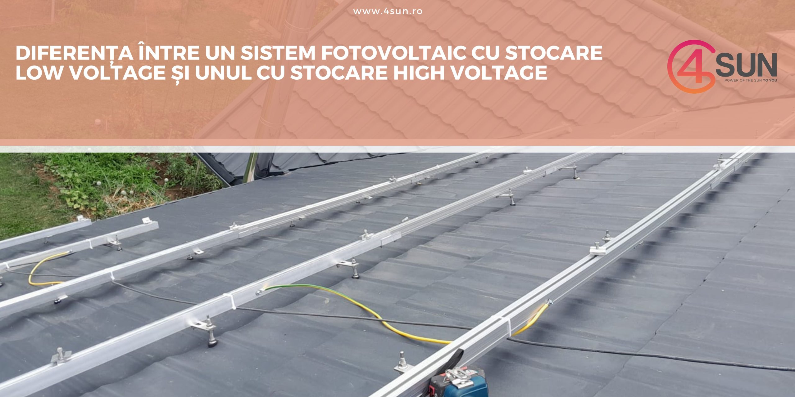 Diferența între un sistem fotovoltaic cu stocare Low Voltage și unul cu stocare High Voltage