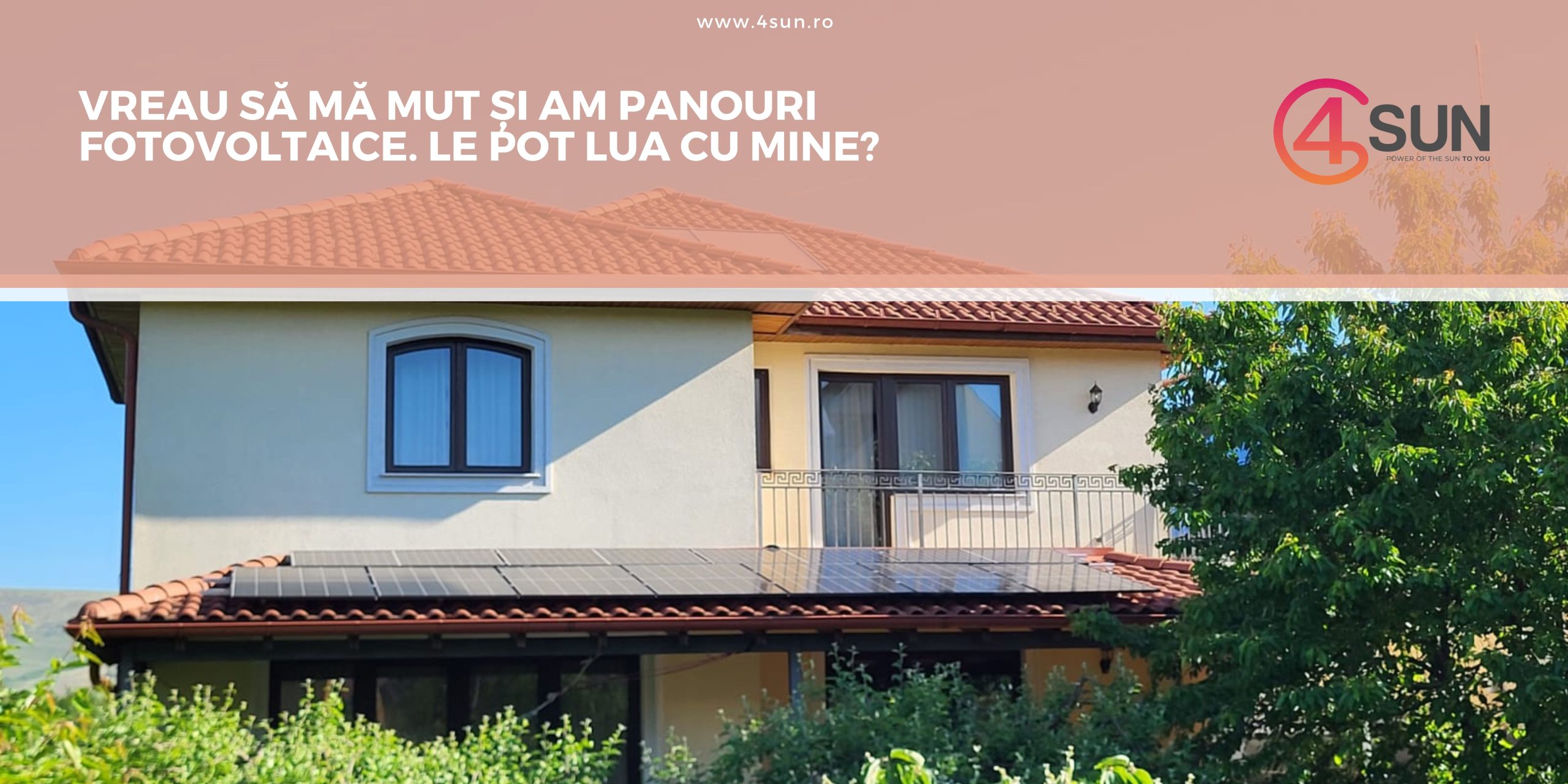 Vreau să mă mut și am panouri fotovoltaice. Le pot lua cu mine?